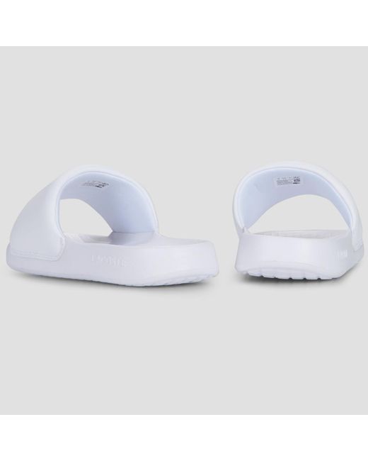 Lacoste White Shoes (trainers) Serve Slides 1.0 for men