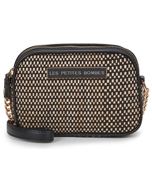 Les Petites Bombes Black Shoulder Bag Albane