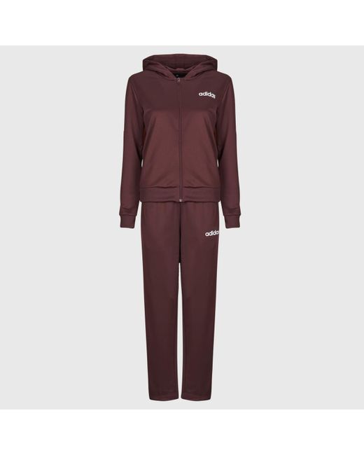 Adidas Purple Tracksuits Essentials Linear Track Suit