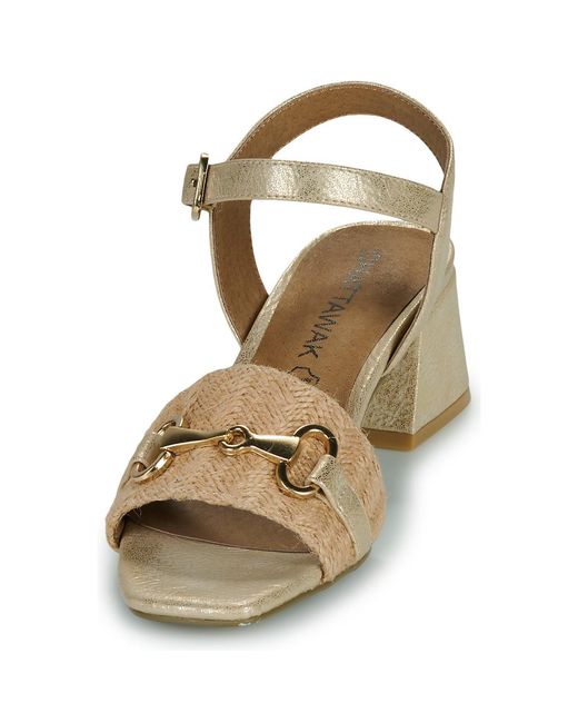 Chattawak Metallic Heeled Sandals Laura