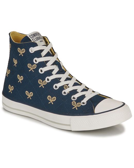 Converse Blue Shoes (high-top Trainers) Chuck Taylor All Star- Clubhouse for men