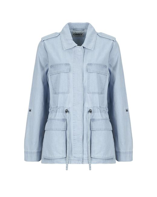ONLY Blue Jacket Onlkenya L/s Utility Dnm