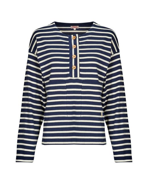 Armor Lux Blue Blouse Marniere Tunisienne Heritage