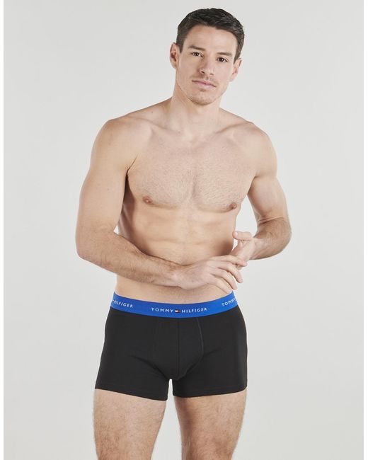 Tommy Hilfiger Black Boxer Shorts Trunk X3 for men