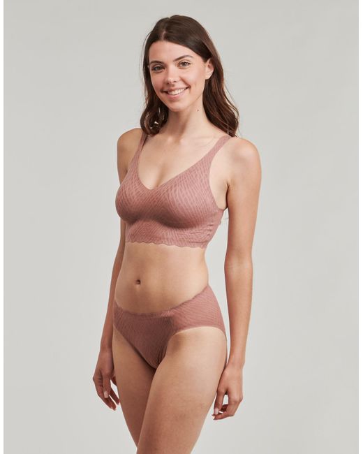 Sloggi Pink Triangle Bras And Bralettes Zero Feel Bliss Bralette