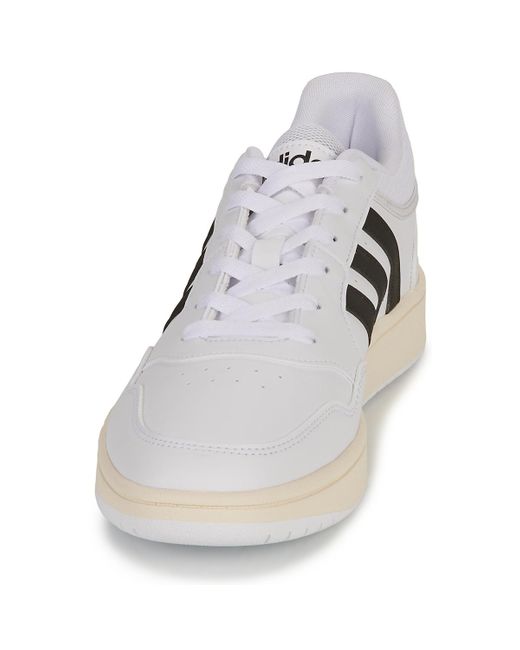 Adidas White Shoes (trainers) Hoops 3.0