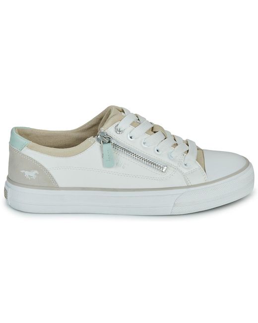 Mustang Blue Shoes (trainers) 26m0222010-white