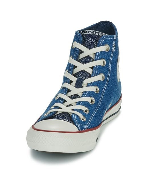 Converse Shoes high top Trainers Chuck Taylor All Star in Blue