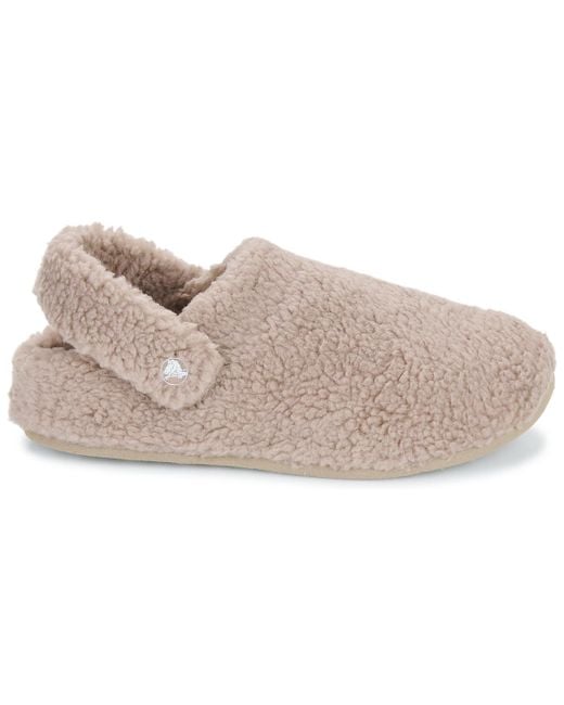 CROCSTM Natural Flip Flops Classic Cozzzy Slipper