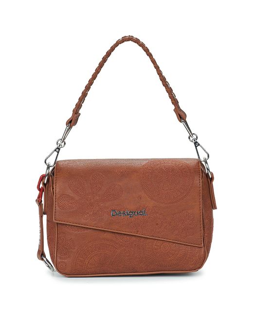 Desigual Brown Shoulder Bag Bols Dejavu Phuket Mini