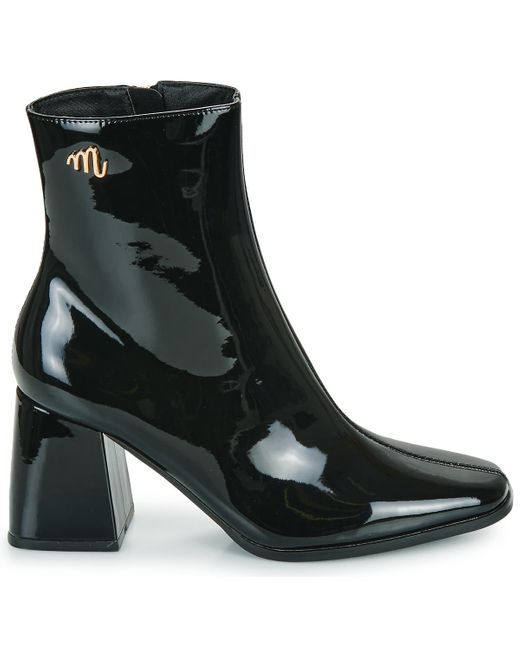 Moony Mood Black Low Ankle Boots Martine