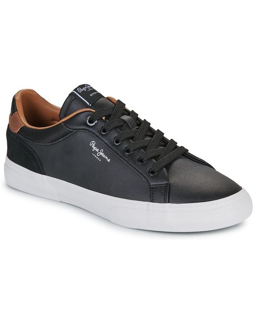 Pepe Jeans Black Shoes (trainers) Kenton Court M for men