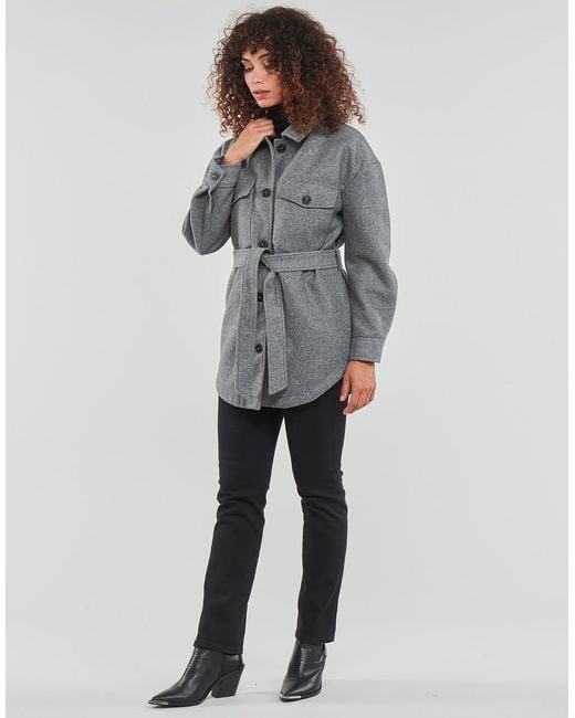 ONLY Gray Onlemma Freja Shacket Otw Coat