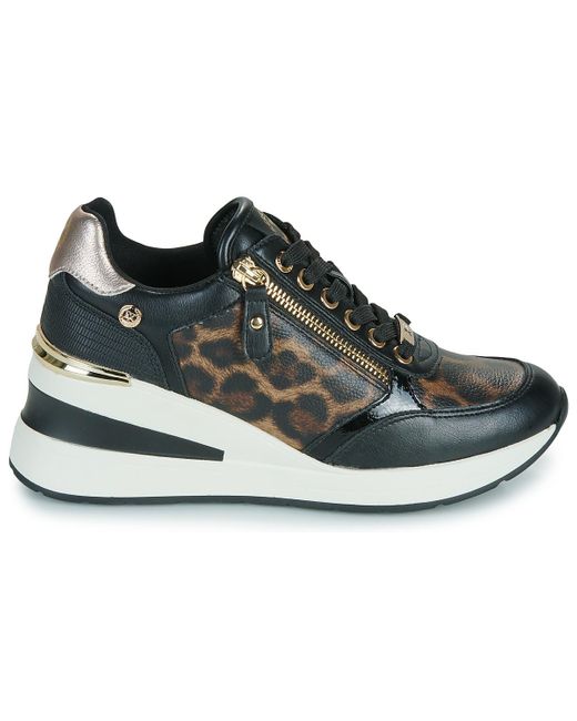 Xti Blue Shoes (trainers) 144378-leopardo