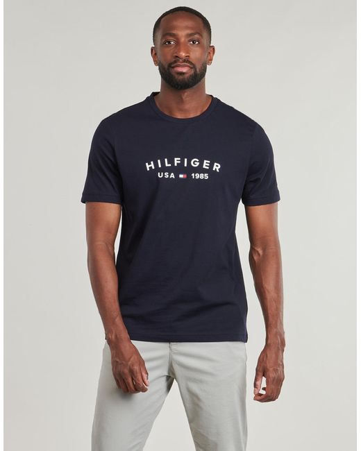 Tommy Hilfiger Blue T Shirt Fathers Day Tee for men