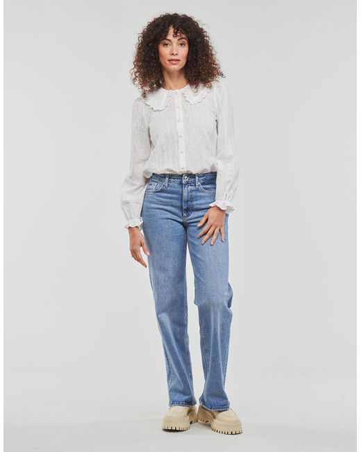 ONLY Blue Flare / Wide Jeans Onljuicy Hw Wide Leg Rea365