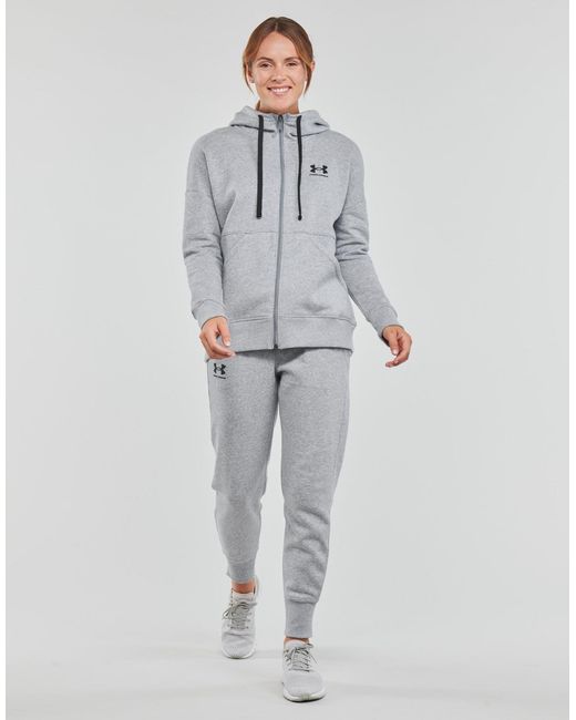 Under Armour Gray Rival Fleece Joggers Tracksuit Bottoms