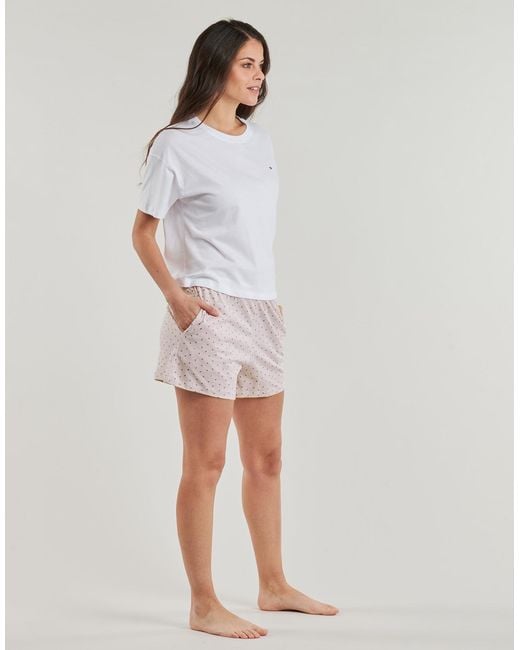 Tommy Hilfiger Blue Pyjama Sets Ss Prt Pj Short Set (ext. Size)