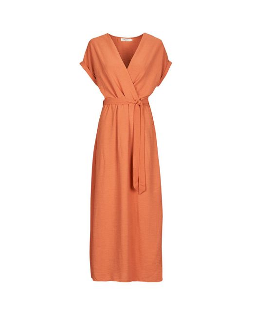 Deeluxe Orange Long Dress Teyssa