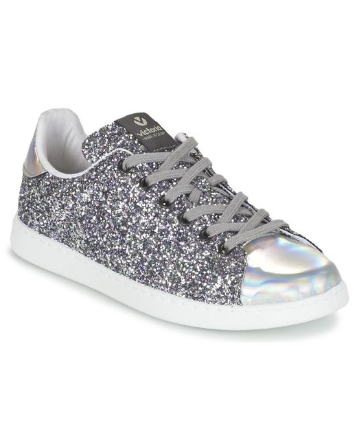 Victoria Gray Deportivo Basket Glitter Shoes (trainers)