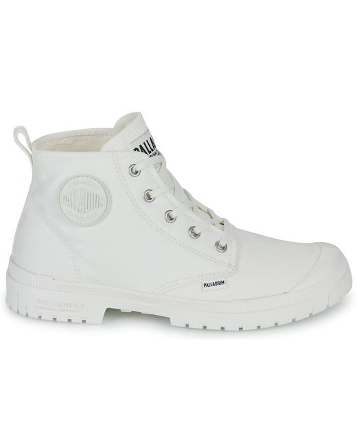 Palladium White Shoes (high-top Trainers) Pampa Sp20 Hi Cvs