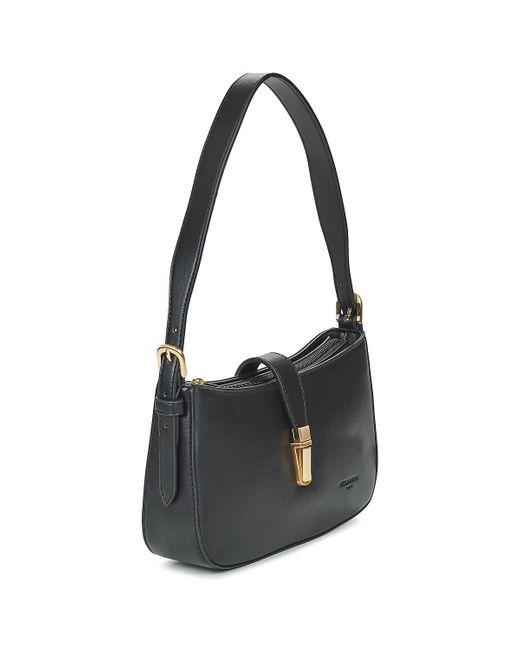 Hexagona Black Shoulder Bag Solange