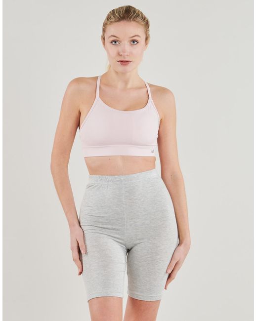 New Balance Pink Sport Bras Nb Essential Yoga Bra
