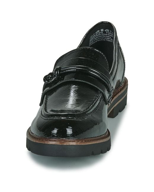 Marco Tozzi Black Loafers / Casual Shoes Malvene