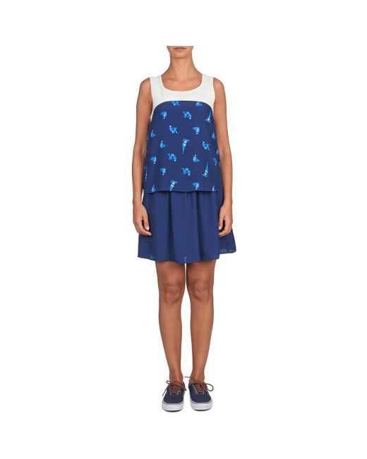 Naf Naf Blue Libain Dress
