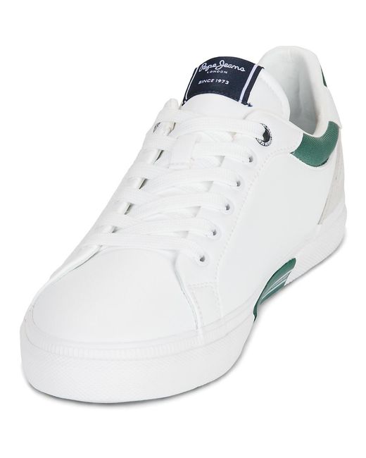 Pepe Jeans White Shoes (trainers) Kenton Court M for men