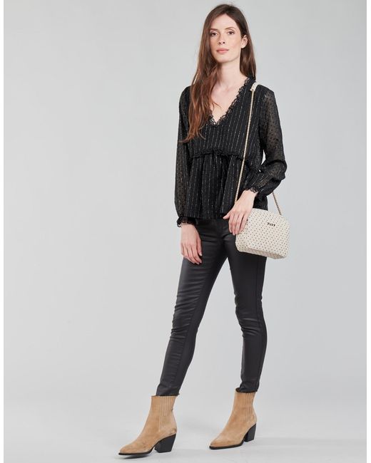 Moony Mood Black Pabbenant Blouse