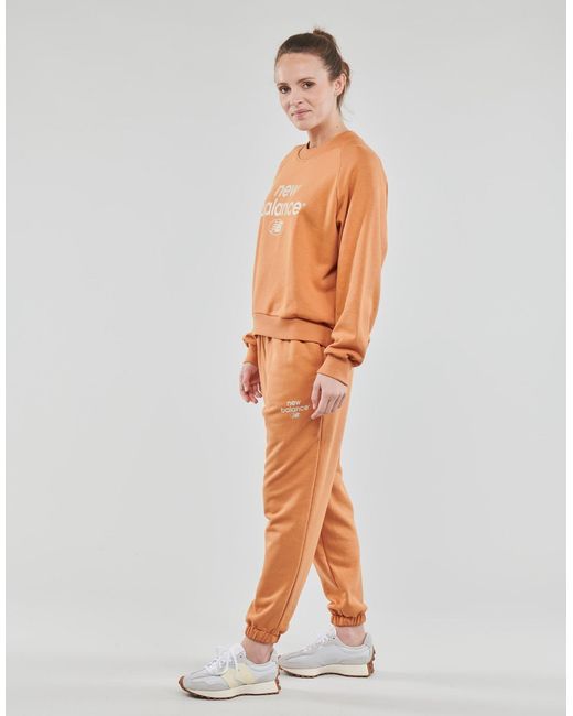 New Balance Natural Tracksuit Bottoms Essentials Reimagined Archive French Terry Pant