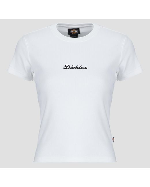 Dickies White T Shirt Wellsville Ss Tee