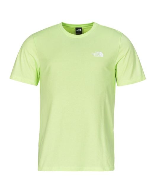 The North Face Green T Shirt Simple Dome for men