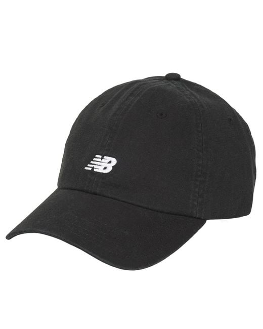 New Balance Black Cap Panel Classic Hat for men