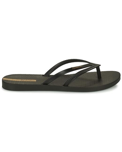 Ipanema Black Bossa Fem Flip Flops / Sandals (shoes)