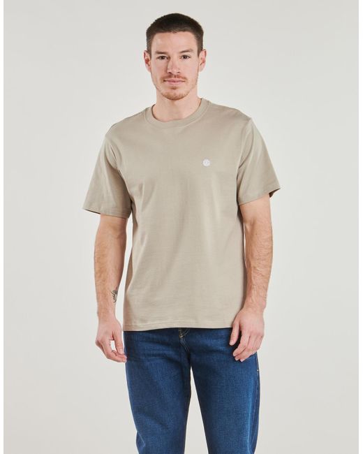 Element Gray T Shirt Crail Ss for men