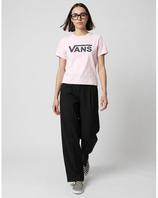 Vans Pink T Shirt Flying V Crew Ss Tee