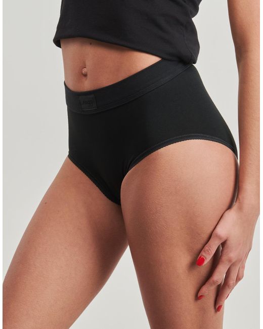 Sloggi Black Knickers/panties Double Comfort T Maxi Pack De 2