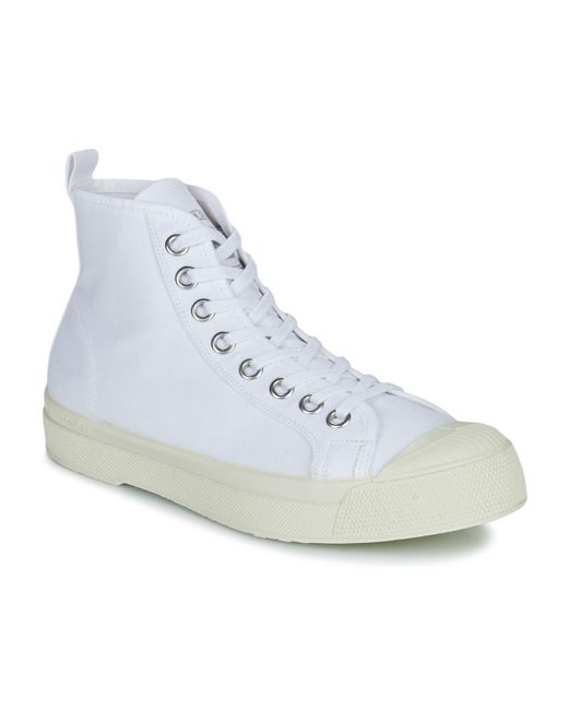 Bensimon Blue Stella B79 Femme Shoes (high-top Trainers)