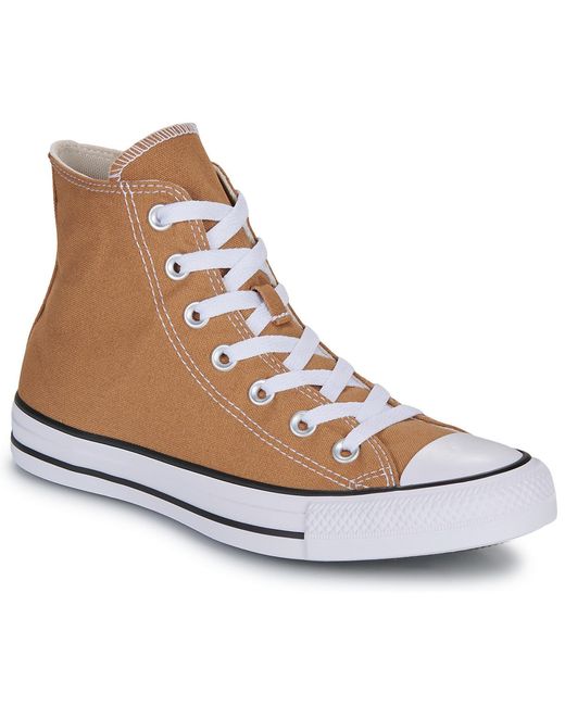Converse Brown Shoes (high-top Trainers) Chuck Taylor All Star