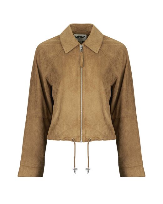 ONLY Green Jacket Onllixa L/s Faux Suede