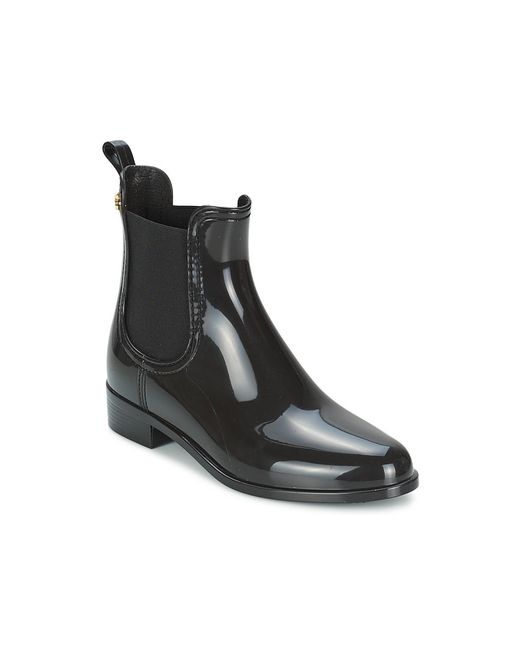 Lemon Jelly Black Comfy Wellington Boots