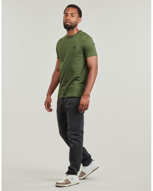 Timberland Green T Shirt Short Sleeve Tee for men