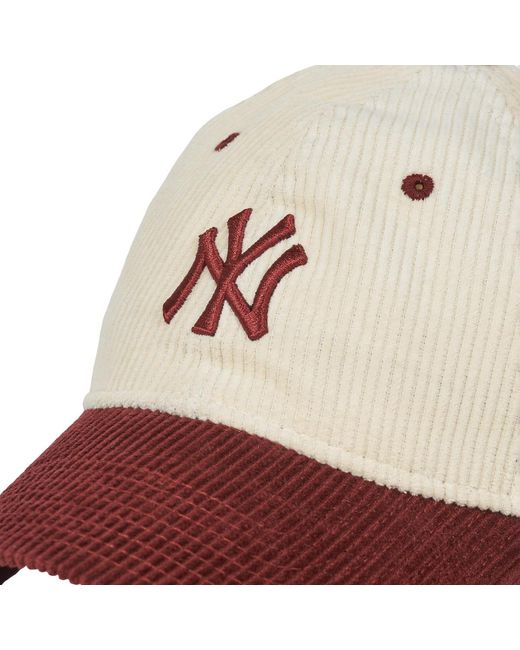 KTZ Red Cap Female Block Cord 9twenty® New York Yankees Ltcfbg