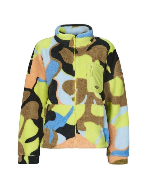 Rip Curl Green Fleece Jacket High Tide Polar Fleece