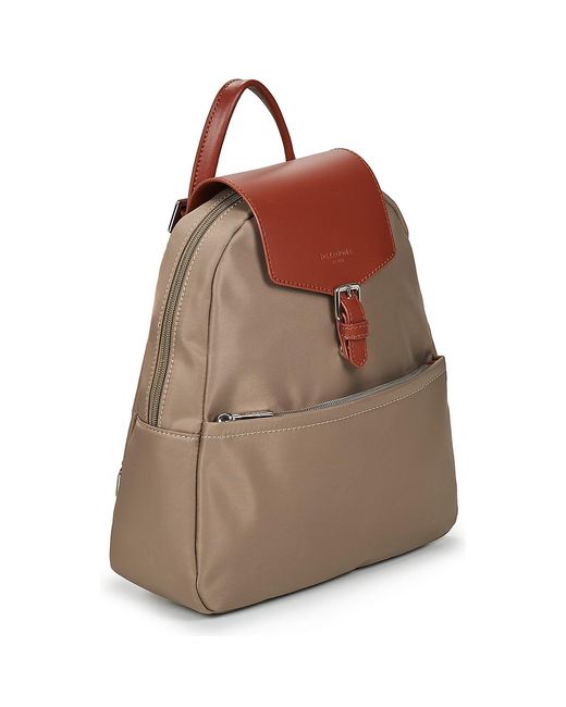 Hexagona Brown Backpack Pop Backpack