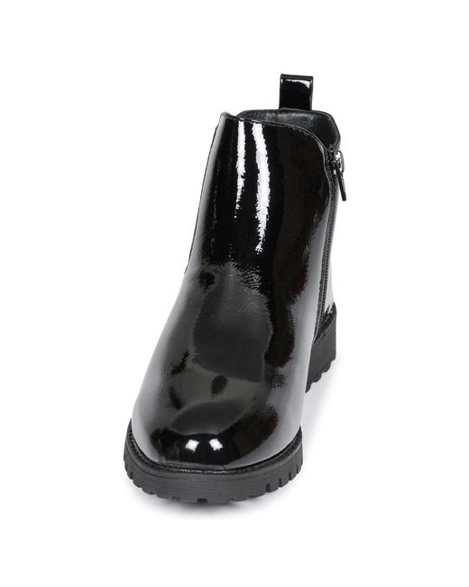 Moony Mood Black Mid Boots Jenna