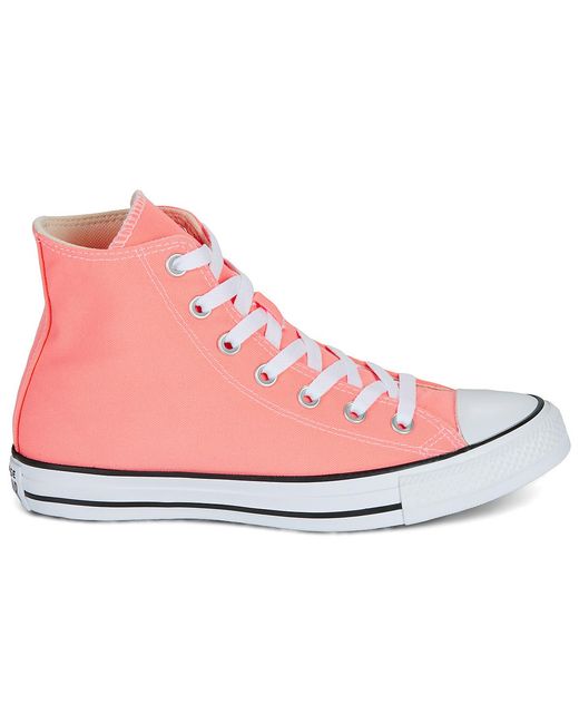 Converse Pink Shoes (high-top Trainers) Chuck Taylor All Star