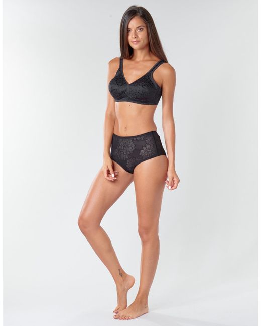 Triumph Black Elegant Cotton Triangle Bras And Bralettes